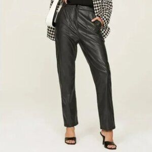 Atlein Collective Vegan Leather Pants, Size 6